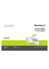 Notice KUVINGS NJE3580U Extracteur de jus