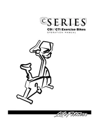 Notice Life Fitness C7I Vélo d'appartement