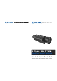 Notice PULSAR RECON 770 Ferngläser