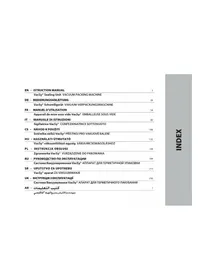 Notice Zepter VACSY SEALING UNIT VSS Vacuum packaging machines