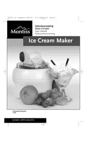 Notice Montiss KIM5405MB Eismaschine
