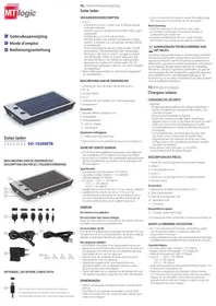 Notice MT Logic SO1028MTB Chargeur de batterie