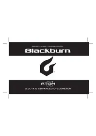 Notice Blackburn ATOM 2.0 Compteur