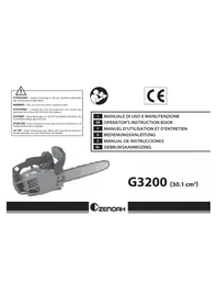 Notice Zenoah G3200 Scie