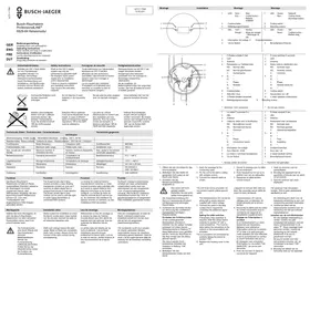 Notice Busch-Jaeger 682984 Détecteur de fumée
