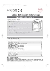 DAEWOO DWDE8212 - Machine à laver