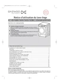 DAEWOO DWDE6212 - Machine à laver