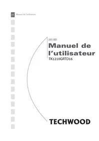 TECHWOOD TK1210GRTD16 - Machine à laver