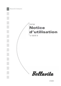 Notice BELLAVITA LLF 1206 BVT BE Machine à laver