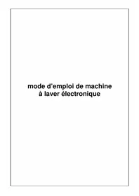 Notice BELLAVITA LFT 1207 TJV Machine à laver