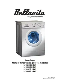 Notice BELLAVITA LF 1207 B ITWI Machine à laver
