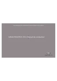 Notice INFINITI FX50 (2011) Voiture