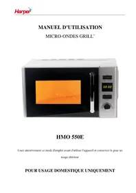 Notice HARPER HMO550E Four à micro-ondes
