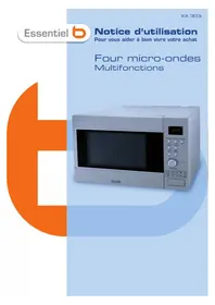 Notice ESSENTIELB EX 303I Micro-ondes