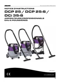 Notice Sidamo DCP 25 Aspirateur