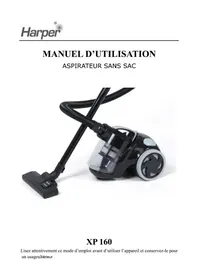 Notice HARPER XP160 Aspirateur