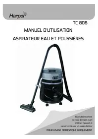Notice HARPER TC808 Aspirateur