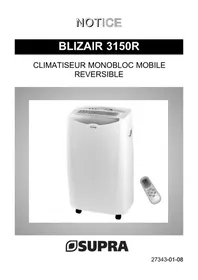 Notice SUPRA BLIZAIR 3150R Climatisation