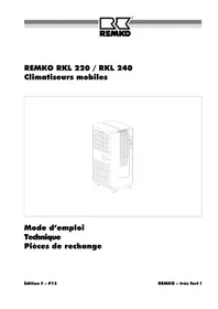 Notice REMKO RKL 240 Climatisation