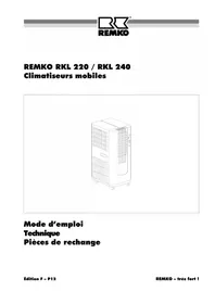Notice REMKO RKL 220 Climatisation