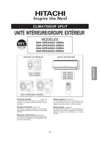 HITACHI RAC35WEA - Climatisation