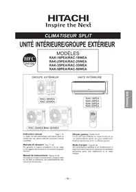 HITACHI RAC25WEA - Climatisation