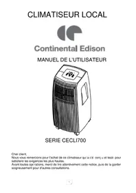 CONTINENTAL EDISON CECLI700W - Climatisation
