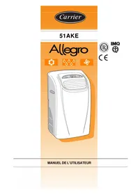 Notice CARRIER ALLEGRO 51AKE075 Climatisation