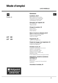 HOTPOINT-ARISTON LST 329 - Lave-vaisselle