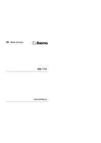 IBERNA IDS 110 - Lave-vaisselle