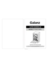 Notice Galanz W45A1A401L Lave-vaisselle