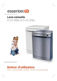 ESSENTIELB ELV3 458b - Lave-vaisselle