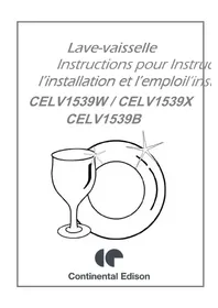 CONTINENTAL EDISON CELV1539B - Lave-vaisselle