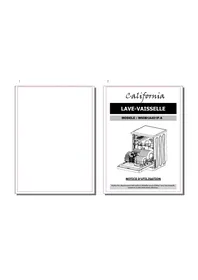 CALIFORNIA W60B1A401PA - Lave-vaisselle
