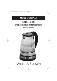 Notice WHITE AND BROWN DA 935 Bouilloire
