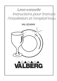 VALBERG VAL 12C45 NV - Lave-vaisselle