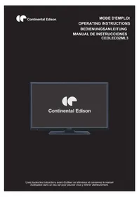 Notice CONTINENTAL EDISON CEDLED32ML3 Fernsehen