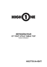 HIGH ONE HIG TT81A+ BVT - Réfrigérateur