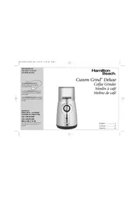 HAMILTON BEACH Custom Grind Deluxe 80374 - Moulin à café