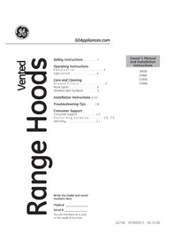 GE JV966DSS Profile - Hotte