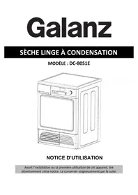 Notice Galanz DC80S1E Sèche-linge