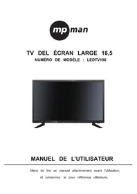 Notice MPMAN TV190 Téléviseur