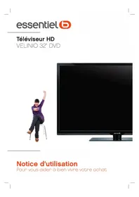Notice ESSENTIELB VELINIO 32 DVD Télévision