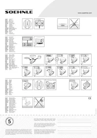 Notice SOEHNLE MODEL 65055 9 Balances de cuisine