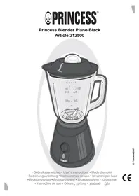 PRINCESS Piano Black 212500 - Küchenmaschine