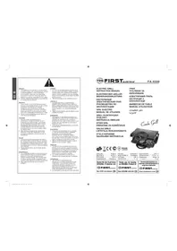 Notice First Austria FA5330 Plaque de grill
