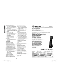 Notice First Austria FA56761 Tondeuse