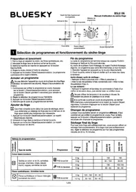 BLUESKY BSLE 06 - Sèche-linge