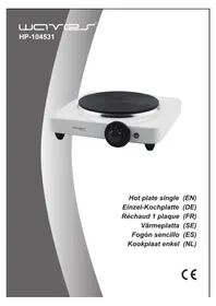 Notice WAVES HP104531 Cuisinière