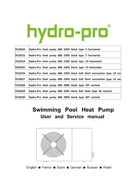 Notice Hydro-Pro 22T Pompe à eau